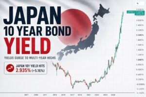 Japan 10 y bond surge 2026